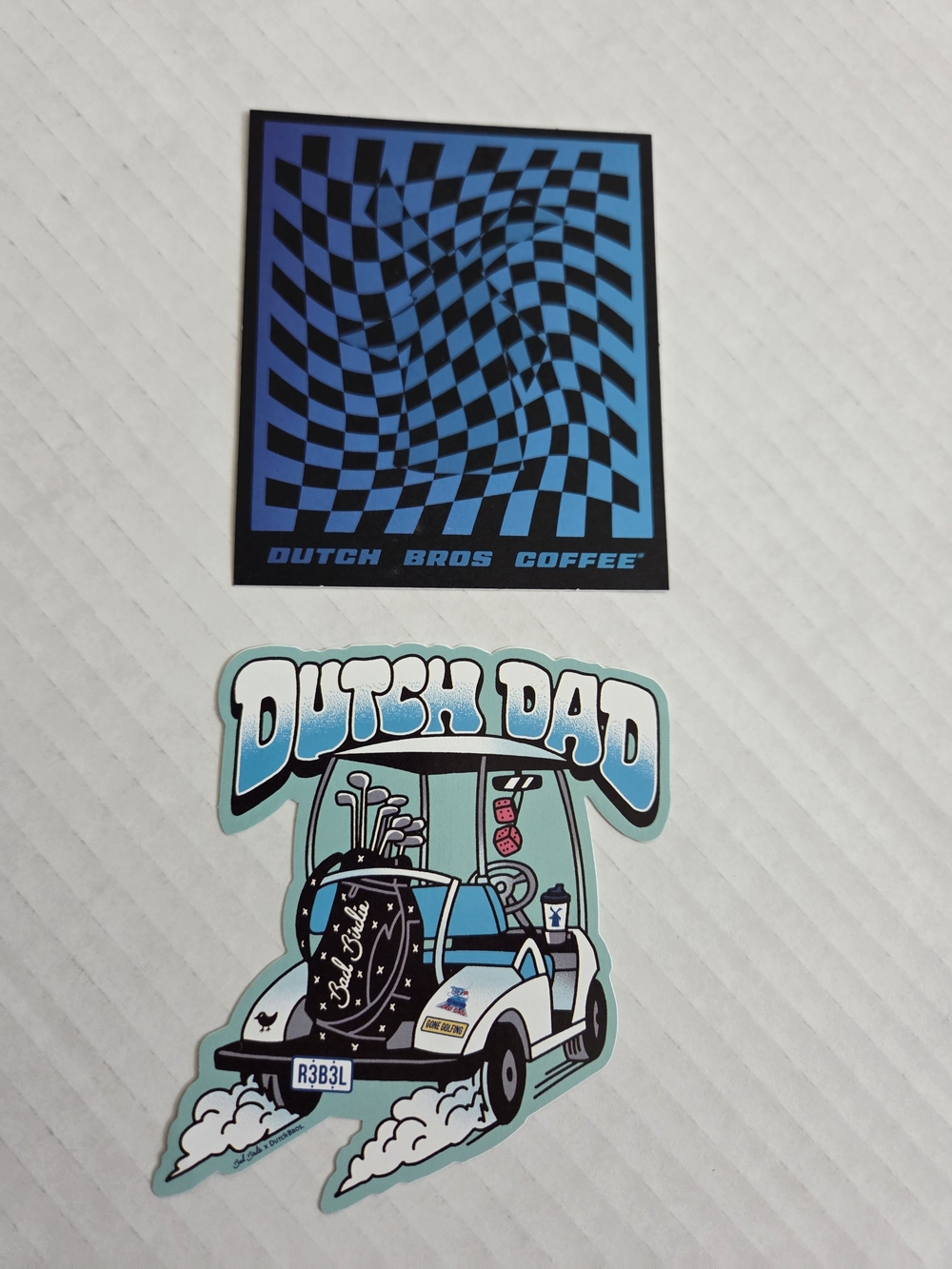 Dutch Bros authentic stickers from previous sticker drops